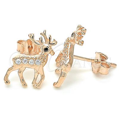 Sterling Silver Deer Earrings 02.336.0158.1 — main product image — SKU 130502 | Aretes de Plata Esterlina 02.336.0158.1 — imagen principal del producto — SKU 130502