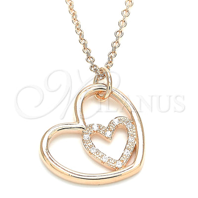 Sterling Silver Heart Necklace 04.336.0027.1.16 for wholesale, main product view