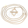 Sterling Silver Pendant Necklace, with White Cubic Zirconia, Polished, Rose Gold Finish, 04.336.0060.1.16 (01 MM Thickness, 16 Inches Length)