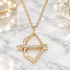Sterling Silver Pendant Necklace, with White Cubic Zirconia, Polished, Rose Gold Finish, 04.336.0060.1.16 (01 MM Thickness, 16 Inches Length)