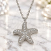 Sterling Silver Pendant Necklace, with White Cubic Zirconia, Polished, Rhodium Finish, 04.336.0170.16 (01 MM Thickness, 16 Inches Length)