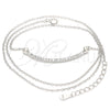 Sterling Silver Pendant Necklace, Heart Design, with White Cubic Zirconia, Polished, Rhodium Finish, 04.336.0182.16 (01 MM Thickness, 16 Inches Length)