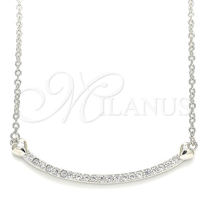 Sterling Silver Heart Necklace 04.336.0182.16 for wholesale, main product view