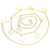 Sterling Silver Pendant Necklace, Star Design, Polished, Golden Finish, 04.336.0184.2.16 (01 MM Thickness, 16 Inches Length)
