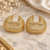 Oro Laminado Medium Hoop, Gold Filled Style Purse and Lock Design, Polished, Golden Finish, 02.26.0271.40