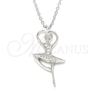 Sterling Silver Necklace 04.336.0199.16 for wholesale, main product view