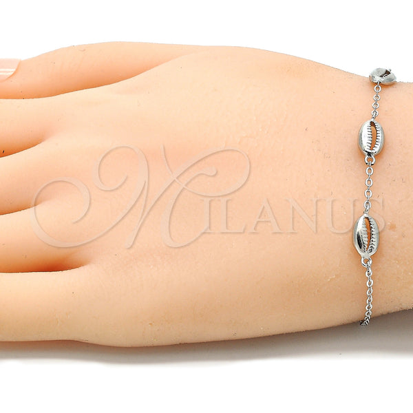 Sterling Silver Bracelet — Fancy Bracelet Polished 03. 01 MM Thickness 7 — alternate product view — SKU 131025 | Plata 925 brazalete — elegante Bracelet pulido 03. 01 MM Thickness 7 — SKU 131025