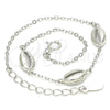 Sterling Silver Fancy Bracelet, Polished, Rhodium Finish, 03.332.0001.07 (01 MM Thickness, 7 Inches Length)