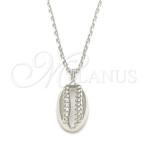 Sterling Silver Necklace — Pendant Necklace Polished 04. 01 MM Thickness 16 — main product view — SKU 131028 | Plata 925 collar — Pendant Necklace pulido 04. 01 MM Thickness 16 — SKU 131028