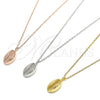 Sterling Silver Pendant Necklace, Polished, Golden Finish, 04.332.0001.2.16 (01 MM Thickness, 16 Inches Length)