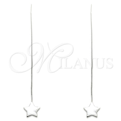 Sterling Silver Star Earrings 02.332.0081 for wholesale, main product view
