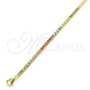 Sterling Silver Bracelet — Tennis Bracelet with Multicolor Cubic Zirconia Polished 03. — alternate product view — SKU 131036 | Plata 925 brazalete — Tennis Bracelet with Multicolor Cubic Zirconia pulido 03. — SKU 131036