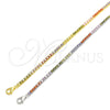 Sterling Silver Bracelet — Tennis Bracelet with Multicolor Cubic Zirconia Polished 03. — alternate product view — SKU 131036 | Plata 925 brazalete — Tennis Bracelet with Multicolor Cubic Zirconia pulido 03. — SKU 131036