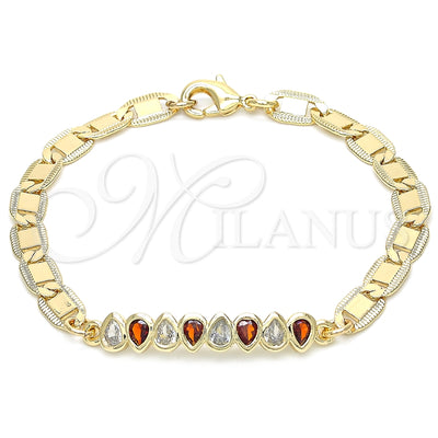 Dorado Oro Laminado Pulsera, vista principal del producto por Mayoreo, vista principal del producto