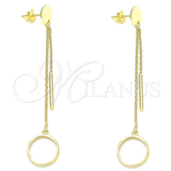 Sterling Silver Ring — Long Earring Polished 02. — main product view — SKU 131053 | Plata 925 anillo — Long Earring pulido 02. — SKU 131053