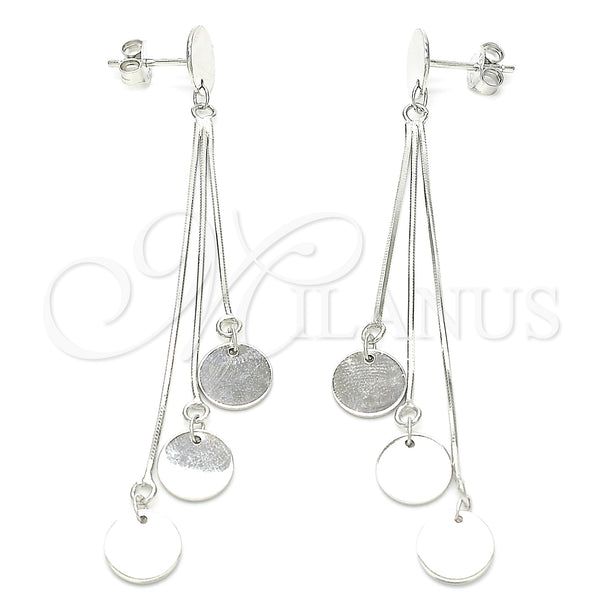 Sterling Silver Ring — Long Earring Polished 02. — main product view — SKU 131055 | Plata 925 anillo — Long Earring pulido 02. — SKU 131055