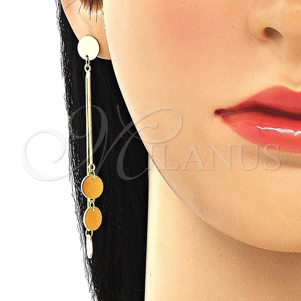 Sterling Silver Ring — Long Earring Polished 02. — alternate product view — SKU 131056 | Plata 925 anillo — Long Earring pulido 02. — SKU 131056