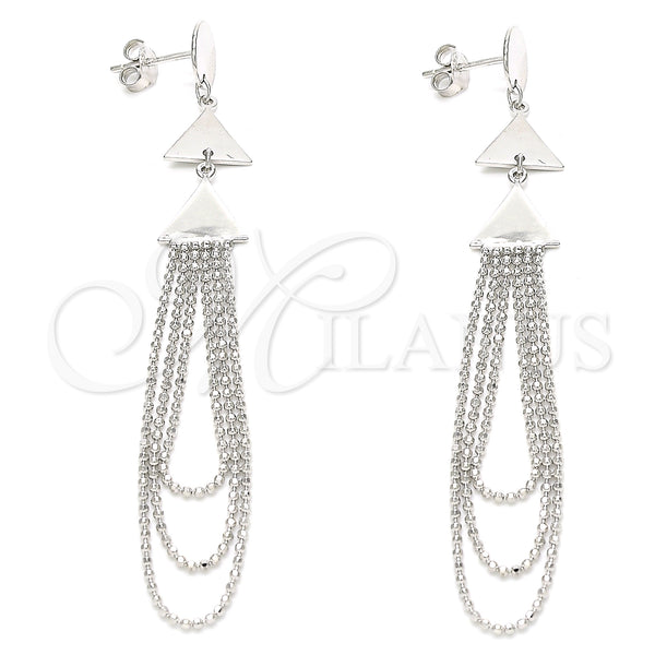 Sterling Silver Ring — Long Earring Polished 02. — main product view — SKU 131063 | Plata 925 anillo — Long Earring pulido 02. — SKU 131063