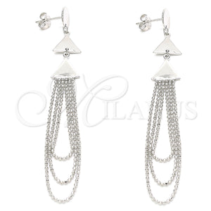 Sterling Silver Ring — Long Earring Polished 02. — main product view — SKU 131063 | Plata 925 anillo — Long Earring pulido 02. — SKU 131063
