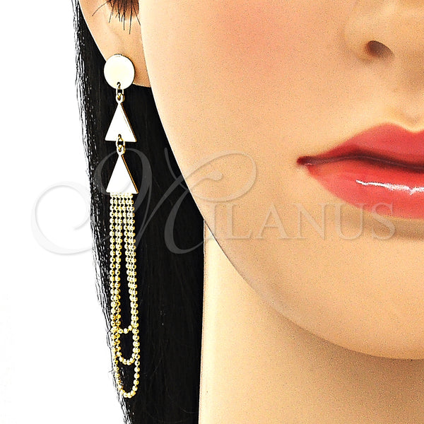 Sterling Silver Ring — Long Earring Polished 02. — alternate product view — SKU 131064 | Plata 925 anillo — Long Earring pulido 02. — SKU 131064