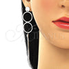 Sterling Silver Stud Earring, Polished, Rhodium Finish, 02.186.0201