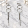 Sterling Silver Stud Earring, Polished, Rhodium Finish, 02.186.0201