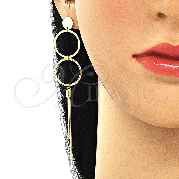 Sterling Silver Ring — Long Earring Polished 02. — alternate product view — SKU 131066 | Plata 925 anillo — Long Earring pulido 02. — SKU 131066