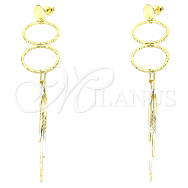 Sterling Silver Ring — Long Earring Polished 02. — main product view — SKU 131066 | Plata 925 anillo — Long Earring pulido 02. — SKU 131066