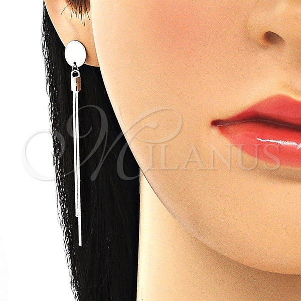 Sterling Silver Ring — Long Earring Polished 02. — alternate product view — SKU 131073 | Plata 925 anillo — Long Earring pulido 02. — SKU 131073