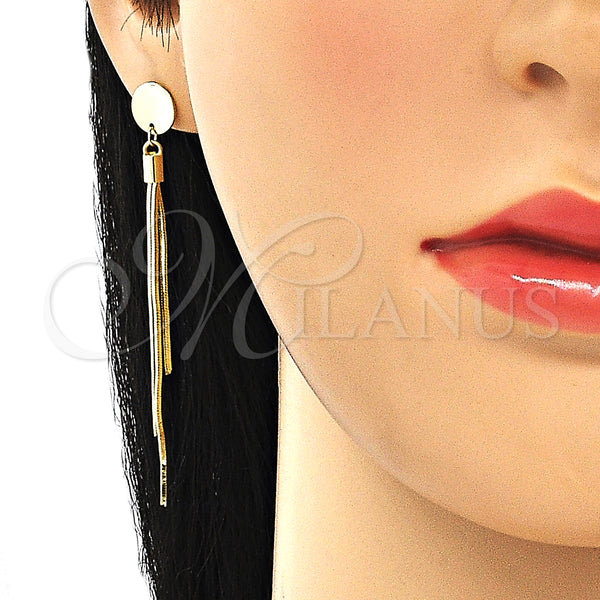 Sterling Silver Ring — Long Earring Polished 02. — alternate product view — SKU 131074 | Plata 925 anillo — Long Earring pulido 02. — SKU 131074