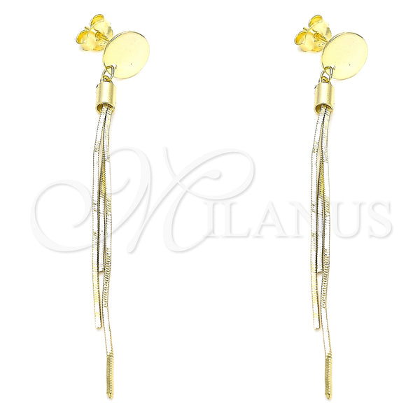 Sterling Silver Ring — Long Earring Polished 02. — main product view — SKU 131074 | Plata 925 anillo — Long Earring pulido 02. — SKU 131074
