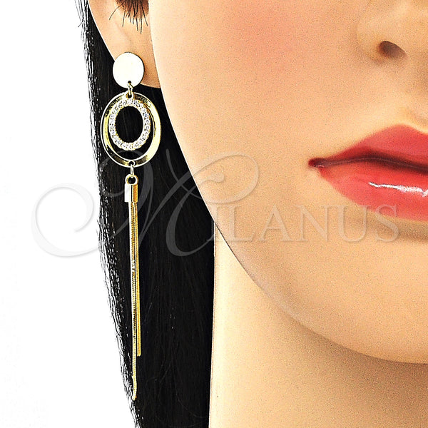 Sterling Silver Ring — Long Earring Polished 02. — alternate product view — SKU 131076 | Plata 925 anillo — Long Earring pulido 02. — SKU 131076