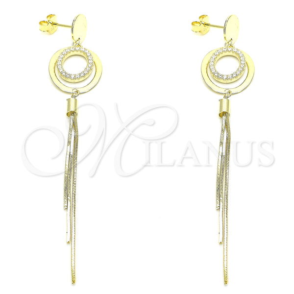Sterling Silver Ring — Long Earring Polished 02. — main product view — SKU 131076 | Plata 925 anillo — Long Earring pulido 02. — SKU 131076