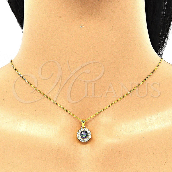 Sterling Silver Ring — Earring and Pendant Adult Set with Vitrail Medium — alternate product view — SKU 131082 | Plata 925 anillo — Earring and Pendant Adult Set with Vitrail Medium — SKU 131082