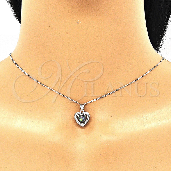 Sterling Silver Ring — Earring and Pendant Adult Set Heart Design with — alternate product view — SKU 131085 | Plata 925 anillo — Earring and Pendant Adult Set corazón diseño with — SKU 131085