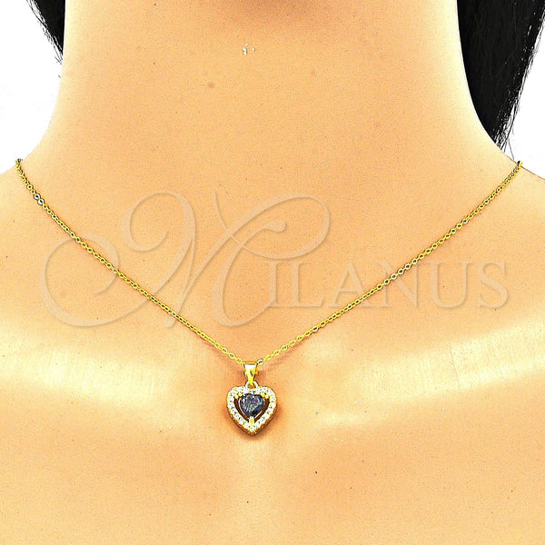 Sterling Silver Ring — Earring and Pendant Adult Set Heart Design with — alternate product view — SKU 131086 | Plata 925 anillo — Earring and Pendant Adult Set corazón diseño with — SKU 131086