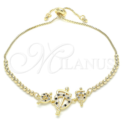 Gold Filled Gold-Filled Heart Bracelet 03.233.0017.2.12 for wholesale, main product view