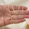 Oro Laminado Basic Necklace, Gold Filled Style Polished, Golden Finish, 04.213.0050.22 (02 MM Thickness, 22 Inches Length)
