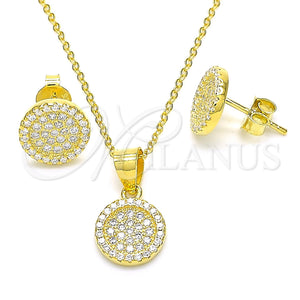 Sterling Silver Ring — Earring and Pendant Adult Set with White Cubic — main product view — SKU 131206 | Plata 925 anillo — Earring and Pendant Adult Set with blanco Cubic — SKU 131206