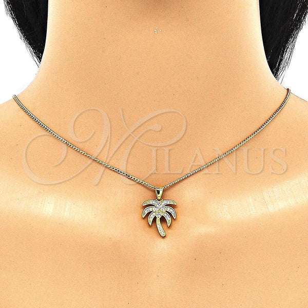 Gold Filled Ring — Earring and Pendant Adult Set Tree Design with — alternate product view — SKU 131217 | Oro Laminado anillo — Earring and Pendant Adult Set Tree diseño with — SKU 131217