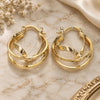 Oro Laminado Small Hoop, Gold Filled Style Polished, Golden Finish, 02.170.0303.20