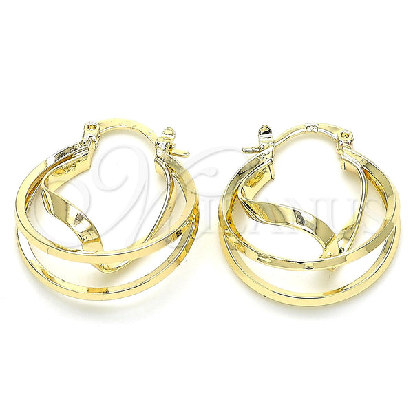 Gold Filled Hoop Earrings — Small Hoop Polished 02. — main product view — SKU 131314 | Oro Laminado aretes de aro — Small Hoop pulido 02. — SKU 131314