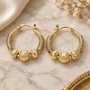 Oro Laminado Small Hoop, Gold Filled Style Diamond Cutting Finish, Golden Finish, 02.170.0305.25