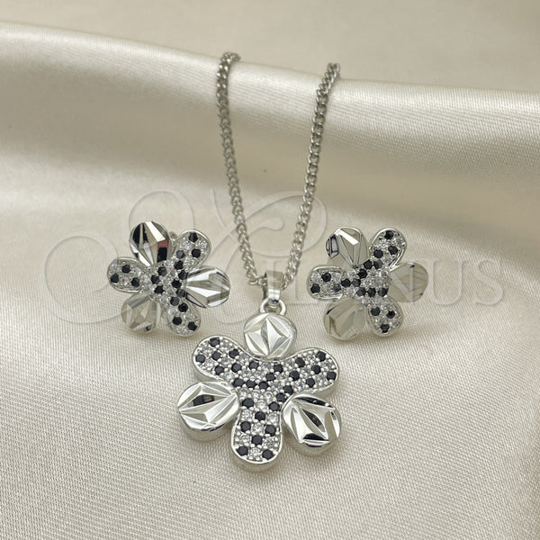 Gold Filled Ring — Earring and Pendant Adult Set Flower Design with — main product view — SKU 131374 | Oro Laminado anillo — Earring and Pendant Adult Set flor diseño with — SKU 131374