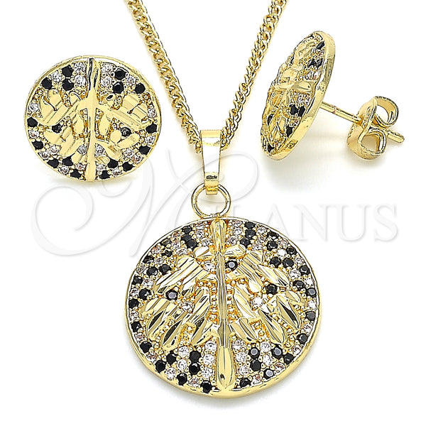 Gold Filled Ring — Earring and Pendant Adult Set Tree Design with — main product view — SKU 131383 | Oro Laminado anillo — Earring and Pendant Adult Set Tree diseño with — SKU 131383