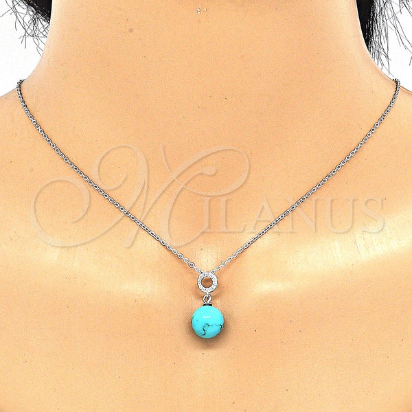 Sterling Silver Ring — Earring and Pendant Adult Set Ball Design with — alternate product view — SKU 131503 | Plata 925 anillo — Earring and Pendant Adult Set Ball diseño with — SKU 131503