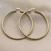 Oro Laminado Large Hoop, Gold Filled Style Diamond Cutting Finish, Golden Finish, 02.213.0151.60