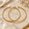 Oro Laminado Extra Large Hoop, Gold Filled Style Polished, Golden Finish, 02.213.0159.70