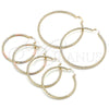 Oro Laminado Extra Large Hoop, Gold Filled Style Polished, Golden Finish, 02.213.0159.70