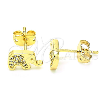 Dorado Oro Laminado Aretes, vista principal del producto por Mayoreo, vista principal del producto